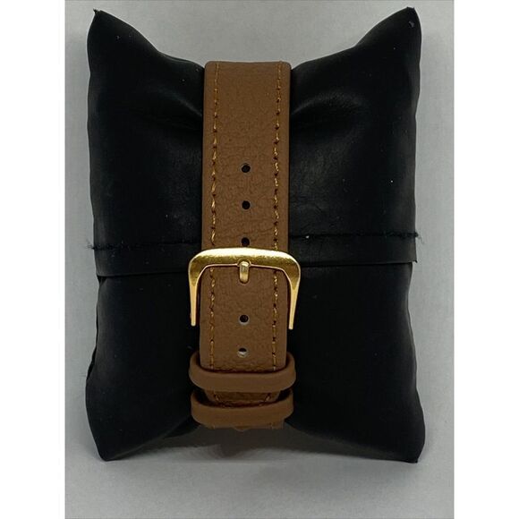 Fossil ES3202 Womens Brown Leather Analog White Dial Quartz Genuine Watch HK1064 - Picture 6 of 12